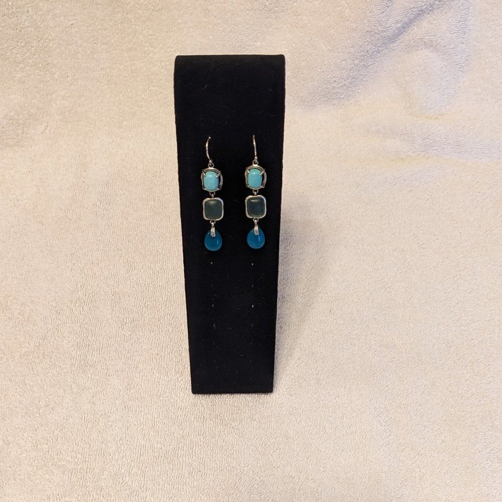 Silpada Sterling Silver Howlite Earrings
